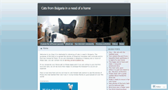 Desktop Screenshot of catsneedinghomes.wordpress.com