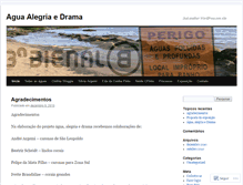 Tablet Screenshot of aguaalegriaedrama.wordpress.com