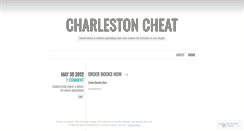 Desktop Screenshot of charlestoncheat.wordpress.com