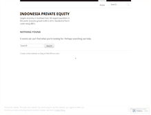 Tablet Screenshot of privateequityindonesia.wordpress.com