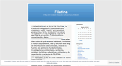 Desktop Screenshot of filatina.www.filatina.wordpress.com