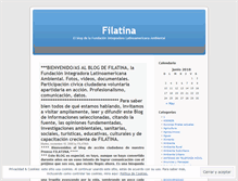 Tablet Screenshot of filatina.www.filatina.wordpress.com