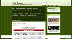 Desktop Screenshot of fichadojogo.wordpress.com