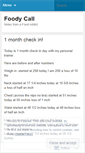 Mobile Screenshot of foodycall.wordpress.com