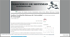 Desktop Screenshot of periodicosistemas.wordpress.com