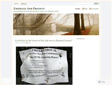 Tablet Screenshot of emeraldashproject.wordpress.com