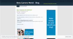 Desktop Screenshot of betocarrero.wordpress.com