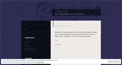 Desktop Screenshot of gulliverslog.wordpress.com