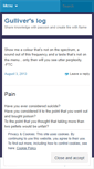 Mobile Screenshot of gulliverslog.wordpress.com