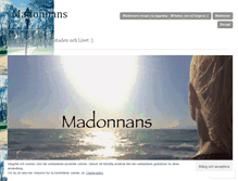 Tablet Screenshot of madonnans.wordpress.com