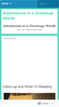 Mobile Screenshot of adventuresinagrownupworld.wordpress.com