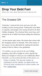 Mobile Screenshot of dropyourdebtfast.wordpress.com
