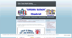 Desktop Screenshot of entretodosmadrid.wordpress.com