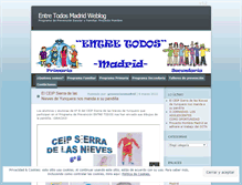 Tablet Screenshot of entretodosmadrid.wordpress.com