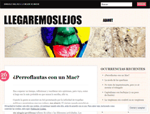 Tablet Screenshot of llegaremoslejos.wordpress.com