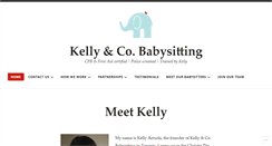 Desktop Screenshot of kellyandcobabysitting.wordpress.com