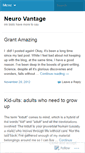 Mobile Screenshot of neurovantage.wordpress.com