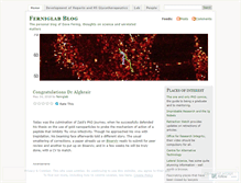 Tablet Screenshot of ferniglab.wordpress.com