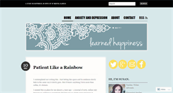 Desktop Screenshot of learnedhappiness.wordpress.com