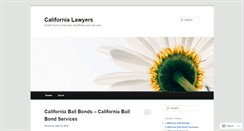 Desktop Screenshot of californialawyers1.wordpress.com