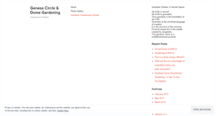 Desktop Screenshot of genesagarden.wordpress.com