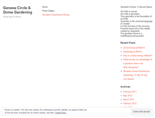 Tablet Screenshot of genesagarden.wordpress.com