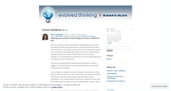 Desktop Screenshot of evergance.wordpress.com
