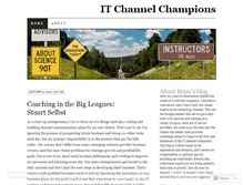 Tablet Screenshot of itchannelchampions.wordpress.com