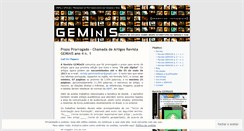 Desktop Screenshot of geminisufscar.wordpress.com