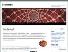 Tablet Screenshot of meistarstiki.wordpress.com