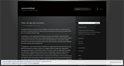 Desktop Screenshot of economic8ball.wordpress.com