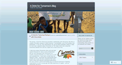 Desktop Screenshot of adrink4tomorrow.wordpress.com