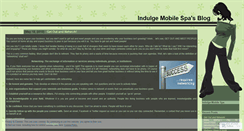 Desktop Screenshot of indulgemobilespa.wordpress.com