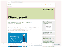 Tablet Screenshot of gruppofreeda.wordpress.com