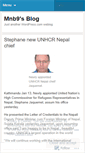 Mobile Screenshot of mnb9.wordpress.com
