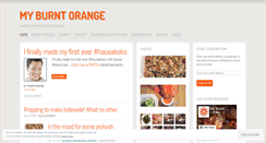 Desktop Screenshot of myburntorange.wordpress.com