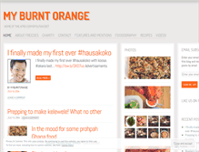 Tablet Screenshot of myburntorange.wordpress.com