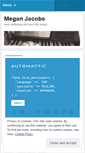 Mobile Screenshot of meganjacobs.wordpress.com