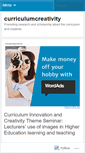 Mobile Screenshot of curriculumcreativity.wordpress.com
