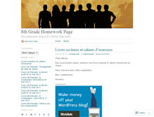 Tablet Screenshot of bsge8thgrade.wordpress.com