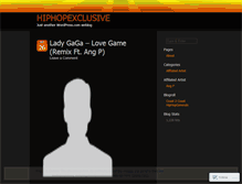Tablet Screenshot of hiphopexclusive.wordpress.com