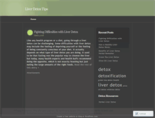 Tablet Screenshot of liverdetox.wordpress.com