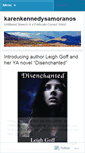 Mobile Screenshot of karenkennedysamoranos.wordpress.com