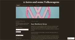 Desktop Screenshot of 2acresandsomevolkswagens.wordpress.com