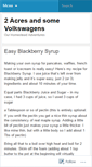 Mobile Screenshot of 2acresandsomevolkswagens.wordpress.com