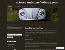 Tablet Screenshot of 2acresandsomevolkswagens.wordpress.com