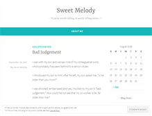 Tablet Screenshot of melodydejesus.wordpress.com