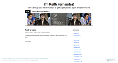 Desktop Screenshot of imkeithhernandez.wordpress.com