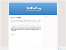 Tablet Screenshot of j361redblog.wordpress.com