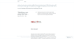 Desktop Screenshot of moneymakingmachinevt.wordpress.com